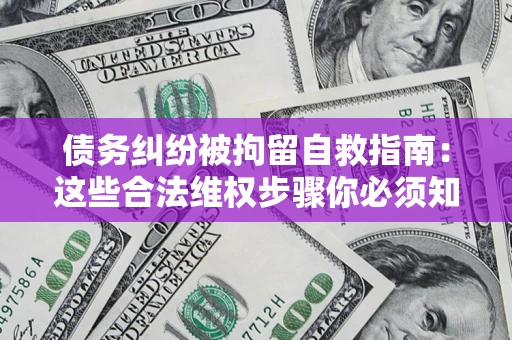 济南债务纠纷被拘留自救指南：这些合法维权步骤你必须知道！