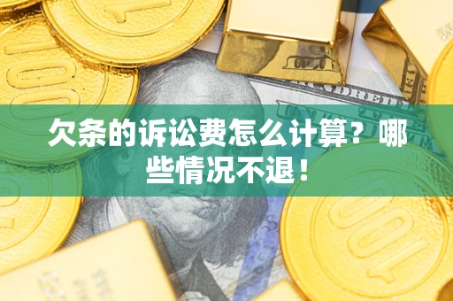 济南欠条的诉讼费怎么计算？哪些情况不退！