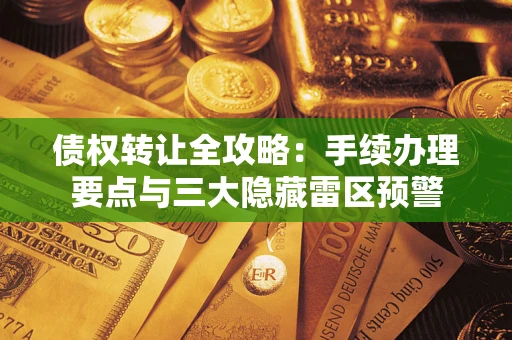 济南债权转让全攻略：手续办理要点与三大隐藏雷区预警