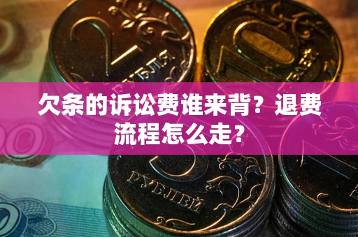 济南欠条的诉讼费谁来背？退费流程怎么走？